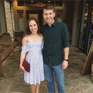 Leith off the shoulder sweetheart dress